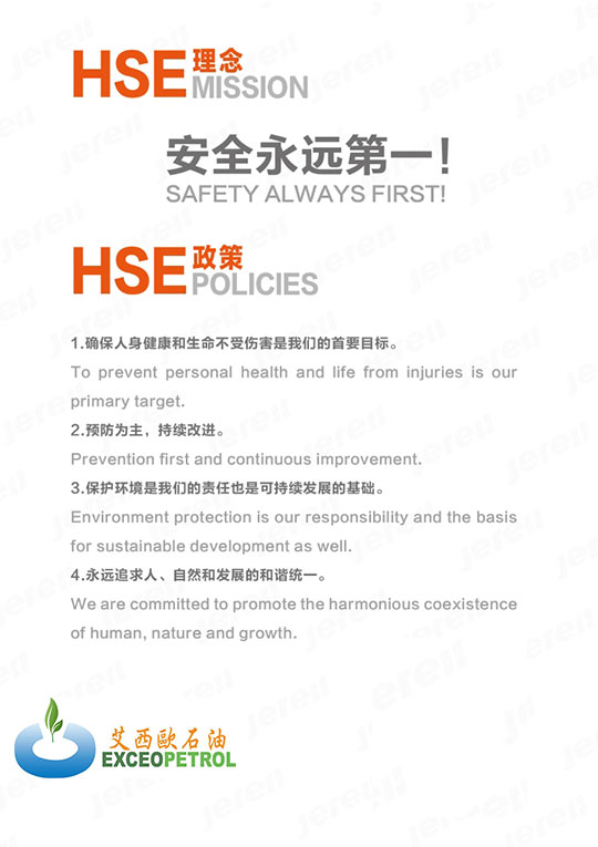 Certificado HSE
